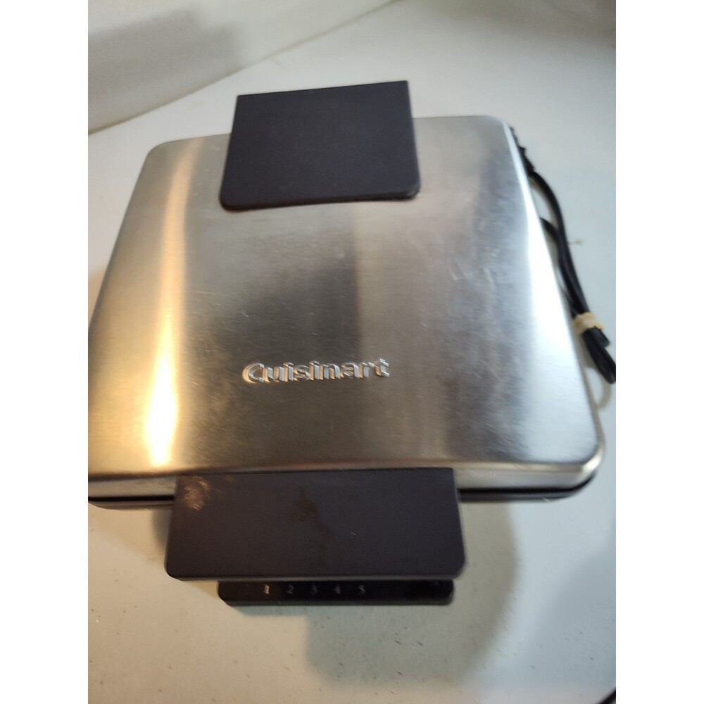 Cuisinart WAF-150 4-Slice Belgian Maker Waffle  - Silver 1035